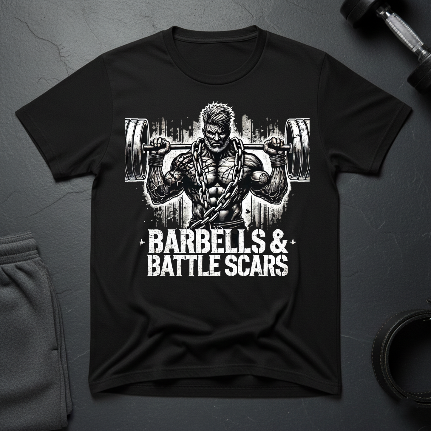 Barbells & Battle Scars T-Shirt