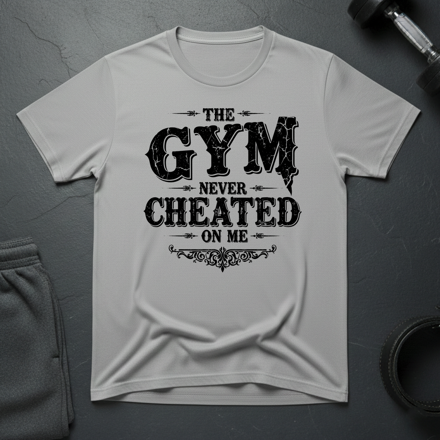 The Gym Never Cheated On Me T-Shirt