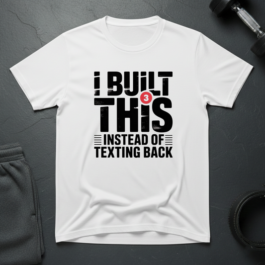 I Built This Instead Of Texting Back T-Shirt