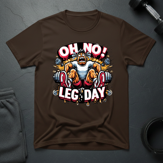 Oh No! Leg Day T-Shirt