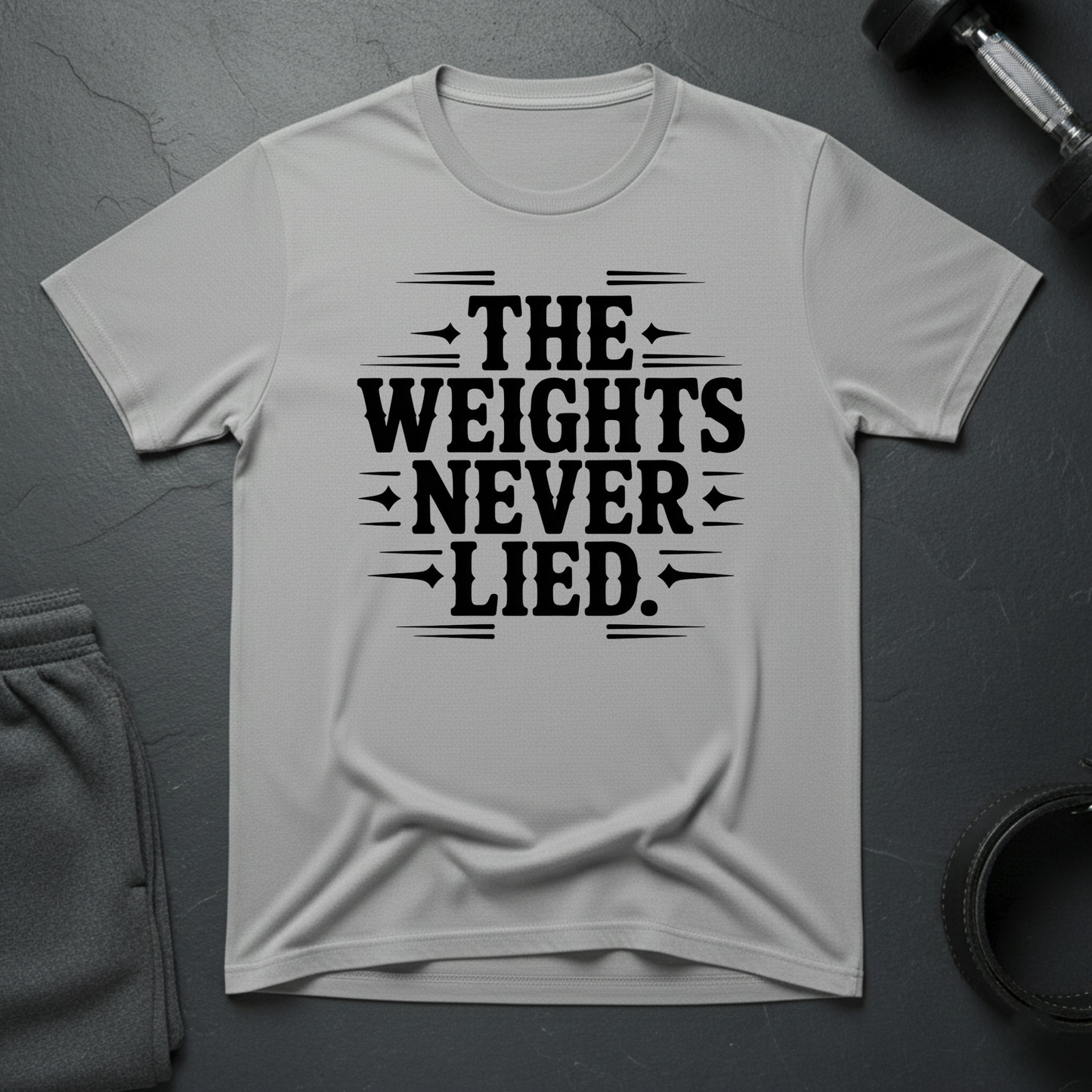 The Weights Never Lied T-Shirt