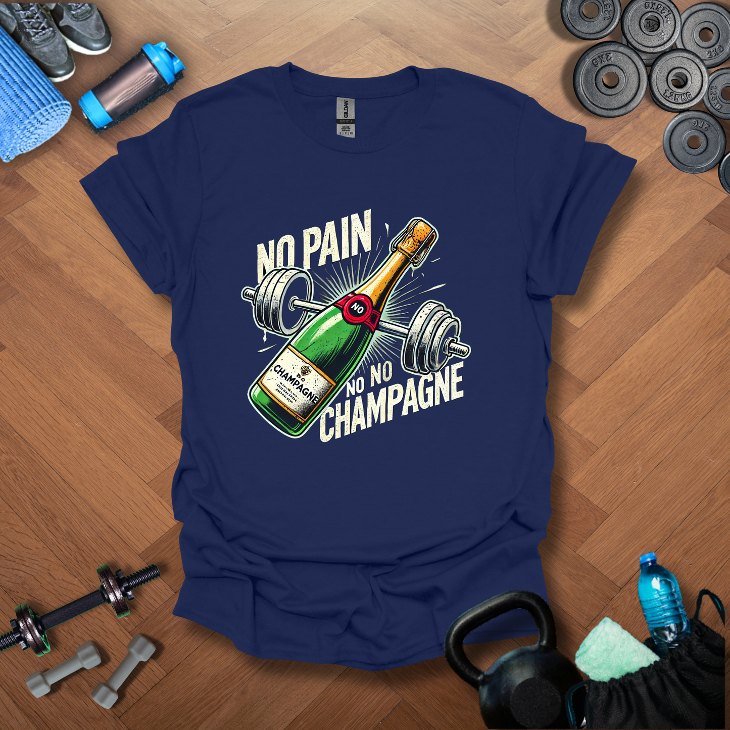 No Pain No Champagne T-Shirt
