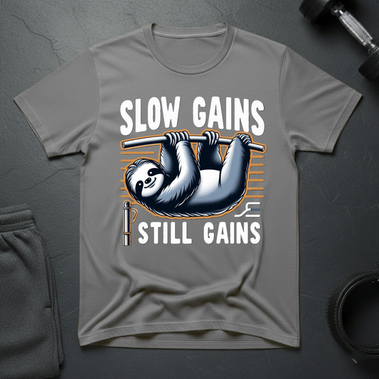 Slow Gains Still Gains T-Shirt