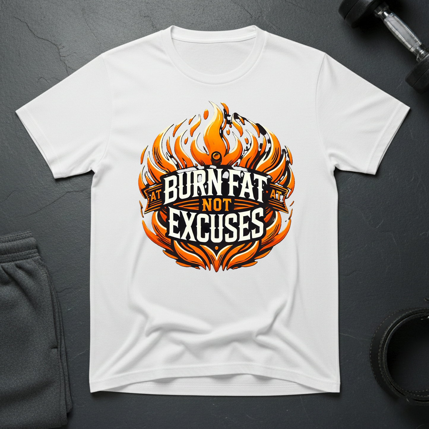 Burn Fat Not Excuses T-Shirt