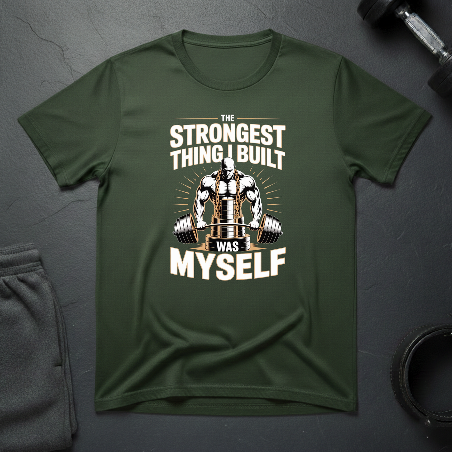 The Strongest Thing I Built Was Myself T-Shirt