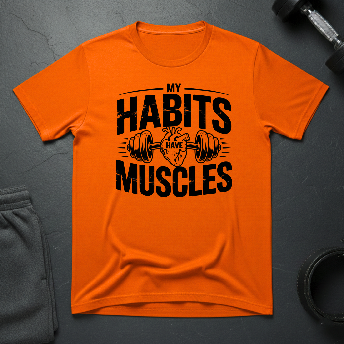 My Habits Have Muscles T-Shirt