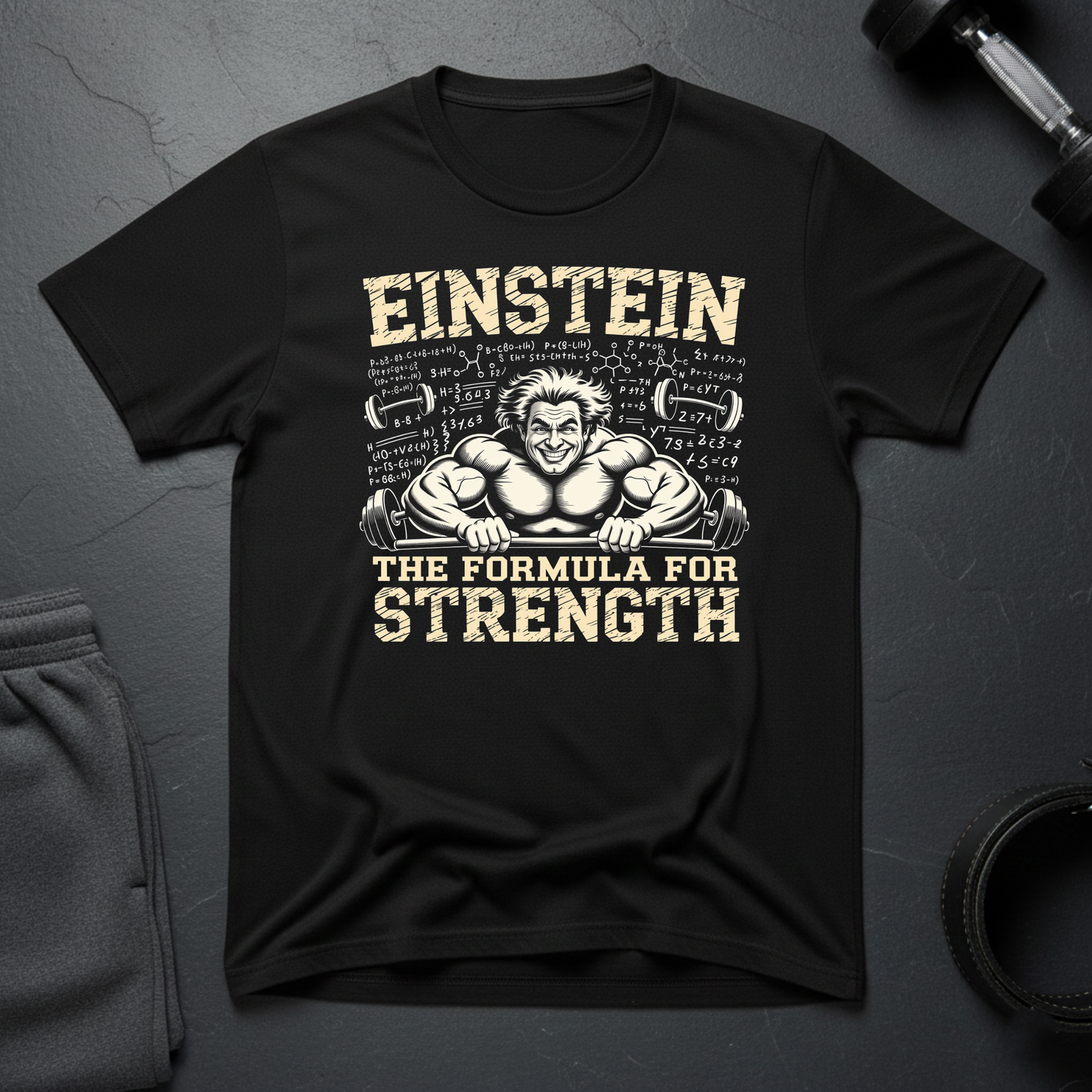 Einstein The Formula For Strength T-Shirt