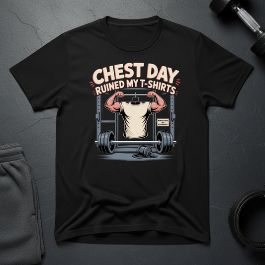 Chest Day Ruined My T-Shirts T-Shirt
