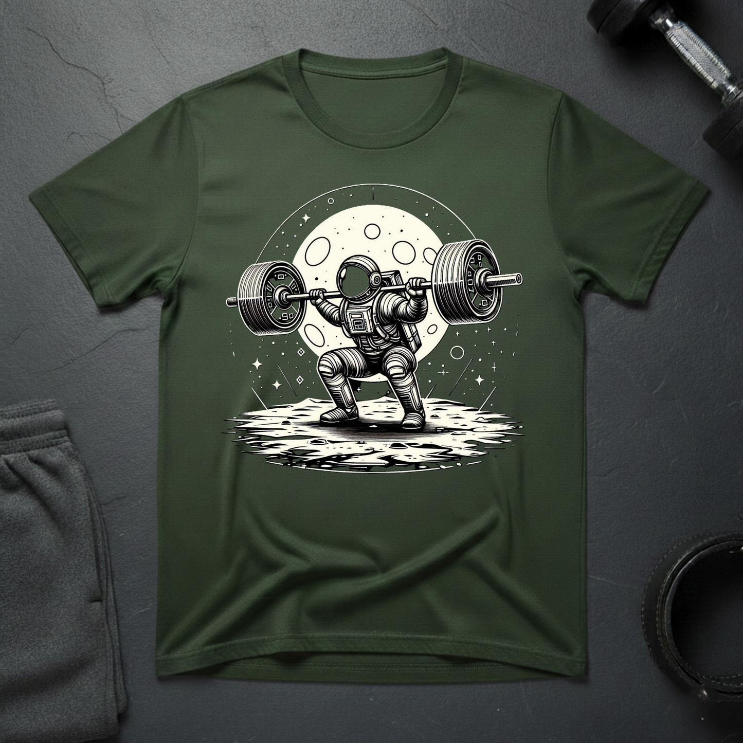 Astronaut Lifting T-Shirt