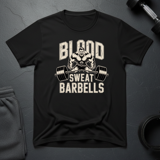Blood Sweats Barbells T-Shirt