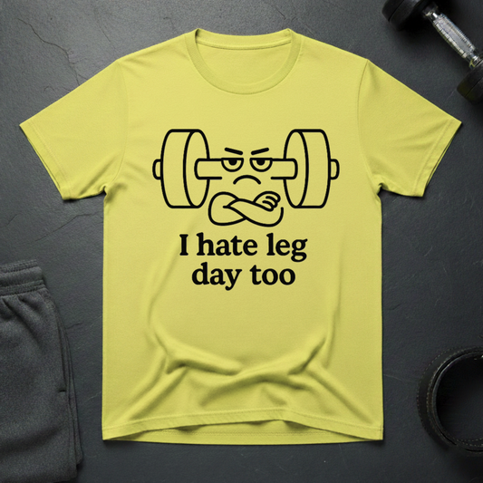 I hate leg day too T-shirt