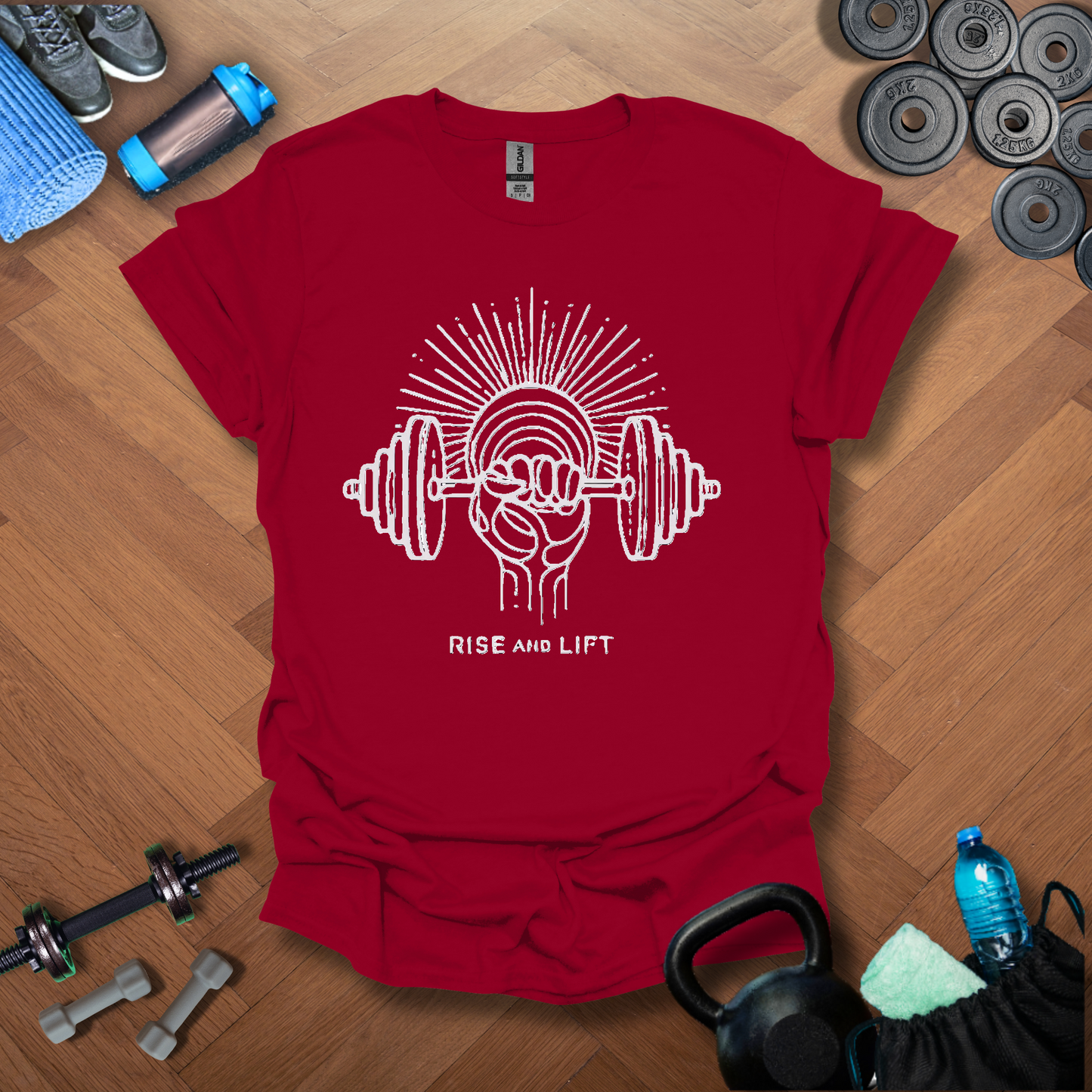 Rise And Lift Minimalist T-shirt