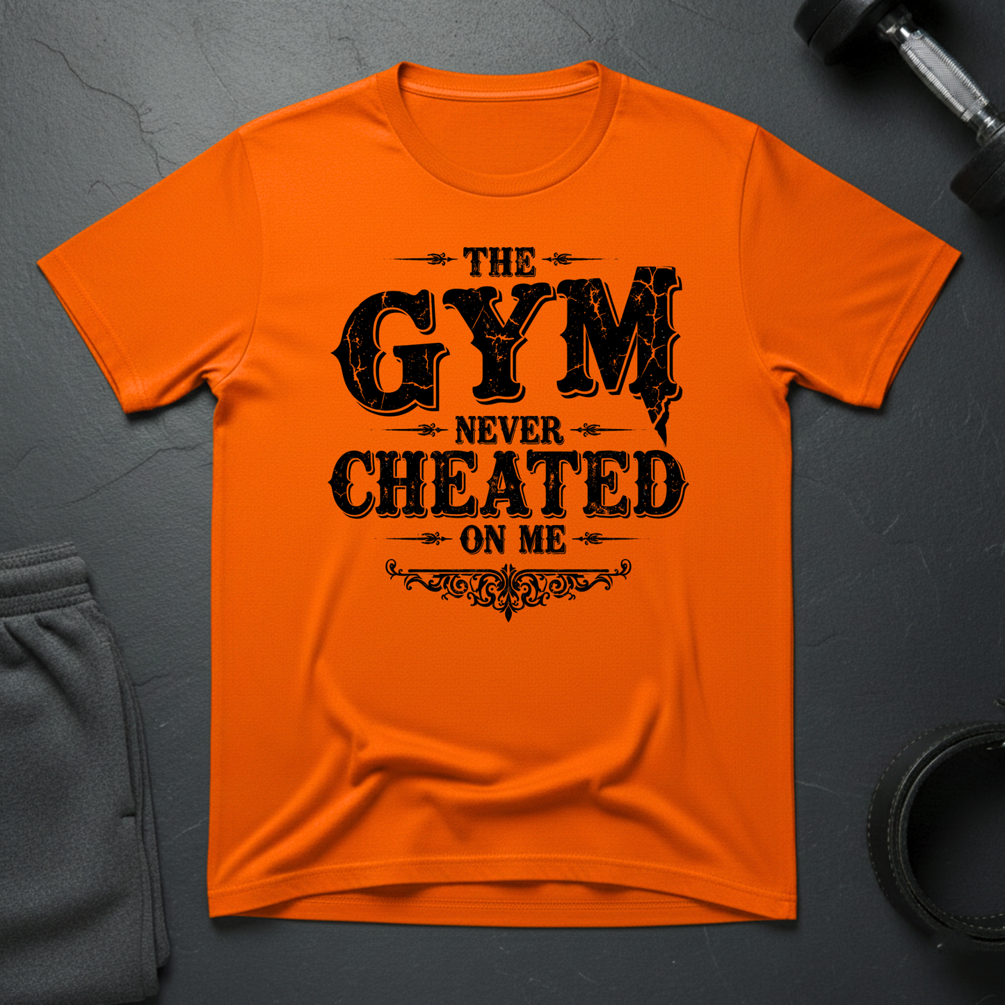 The Gym Never Cheated On Me T-Shirt