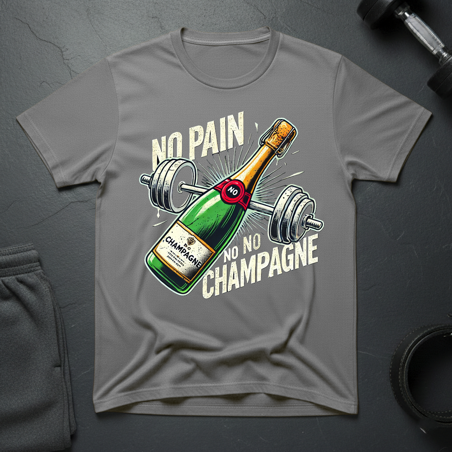 No Pain No Champagne T-Shirt