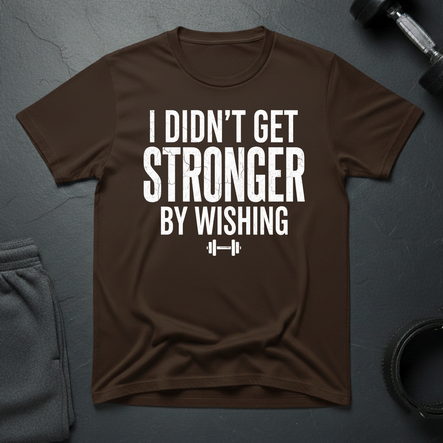 I Didn't Get Stronger By Wishing T-Shirt