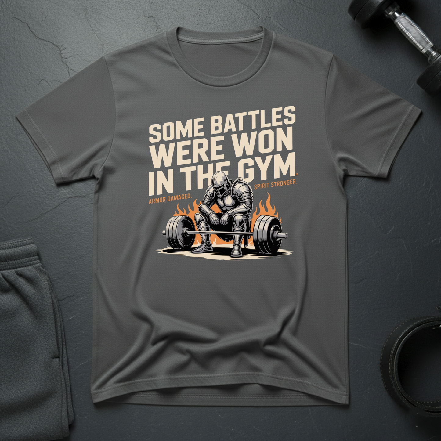 Some Battles Were Won In The Gym T-Shirt