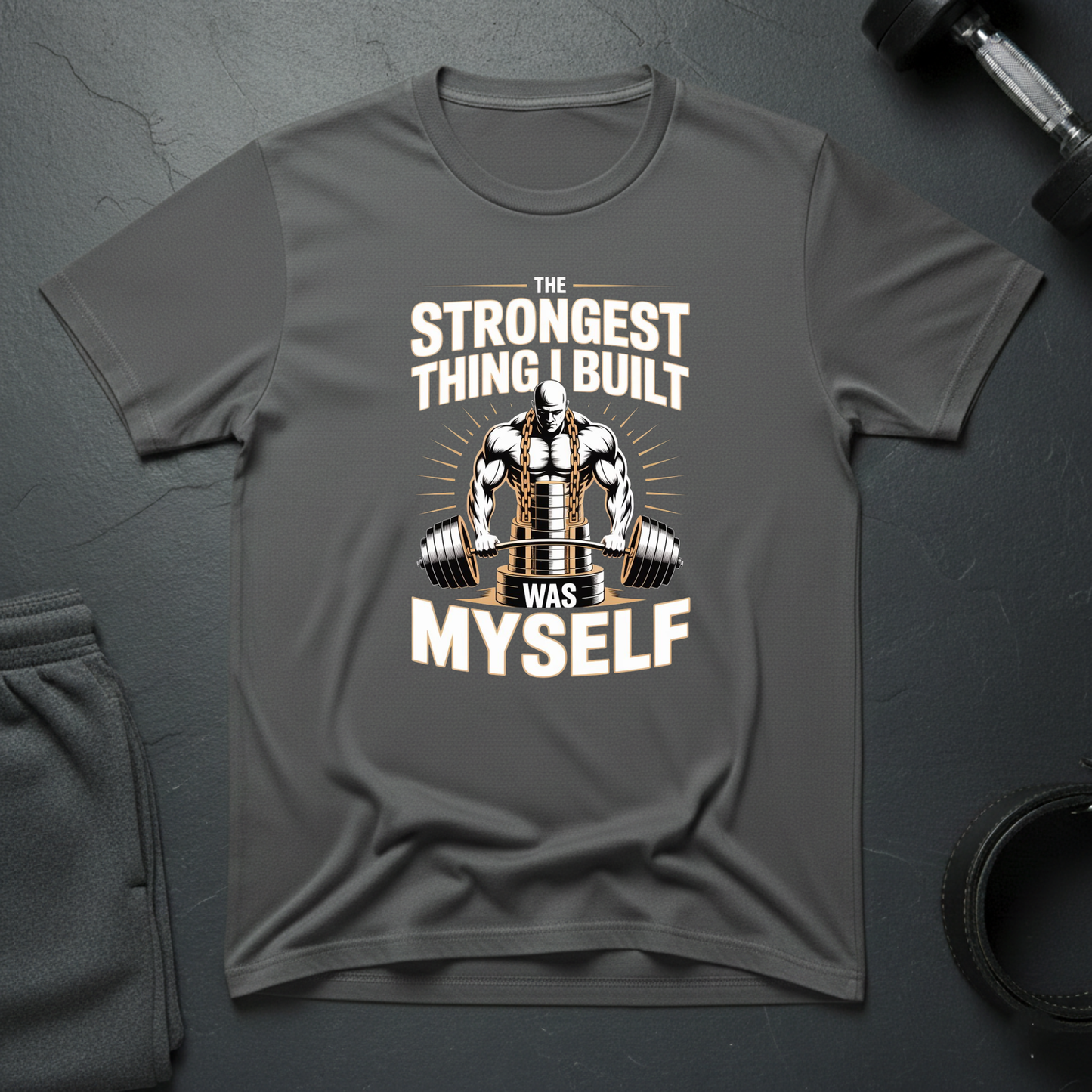The Strongest Thing I Built Was Myself T-Shirt