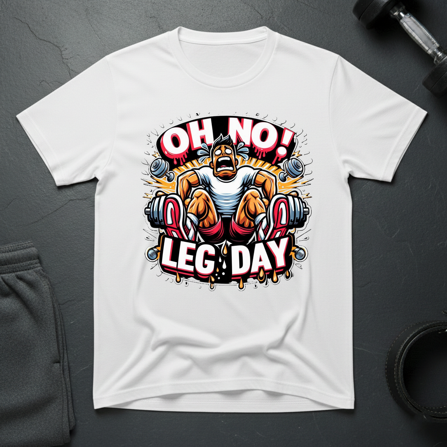 Oh No! Leg Day T-Shirt
