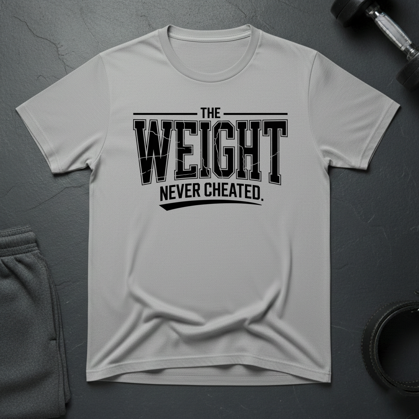 The Weight Never Cheated T-Shirt