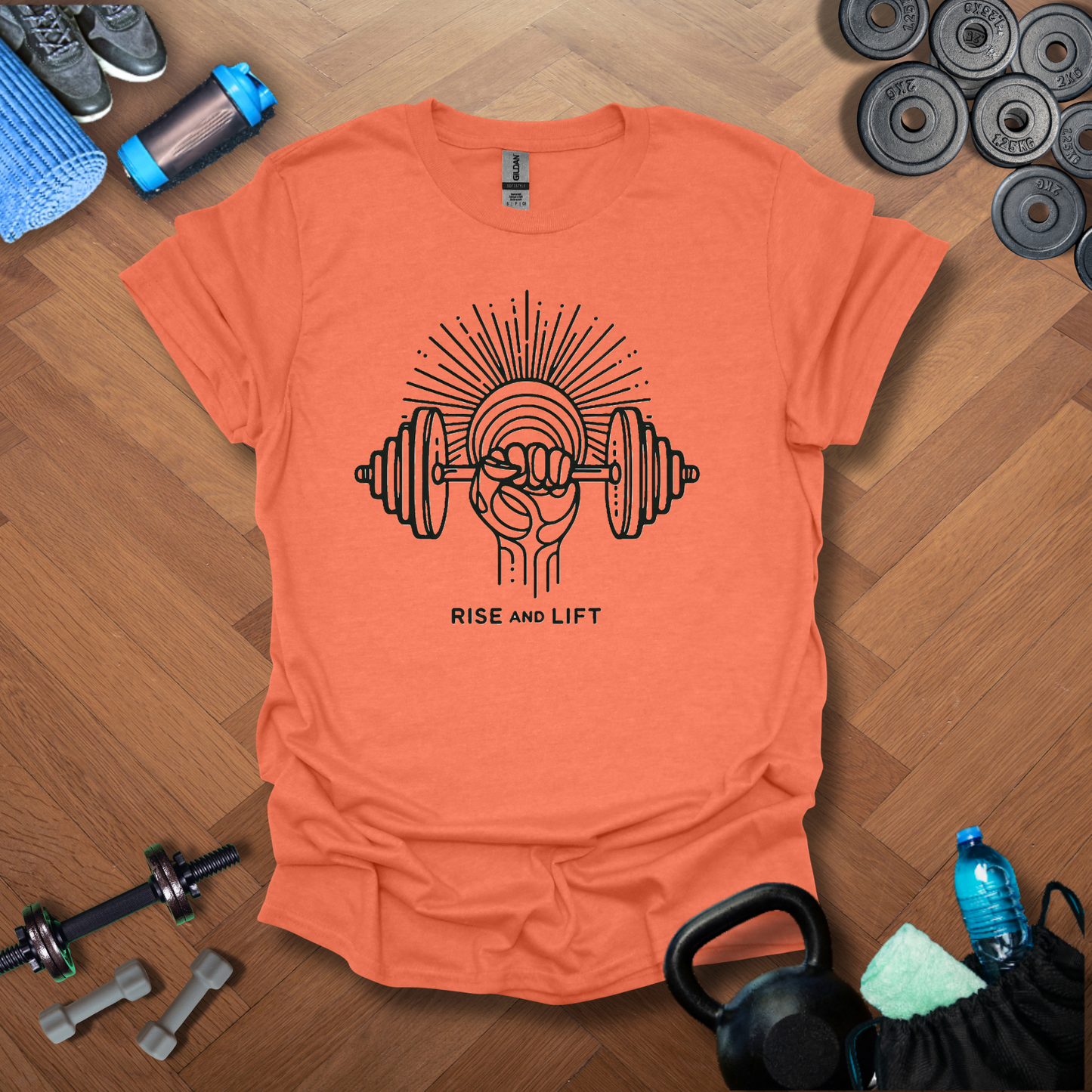 Rise And Lift Minimalist T-shirt