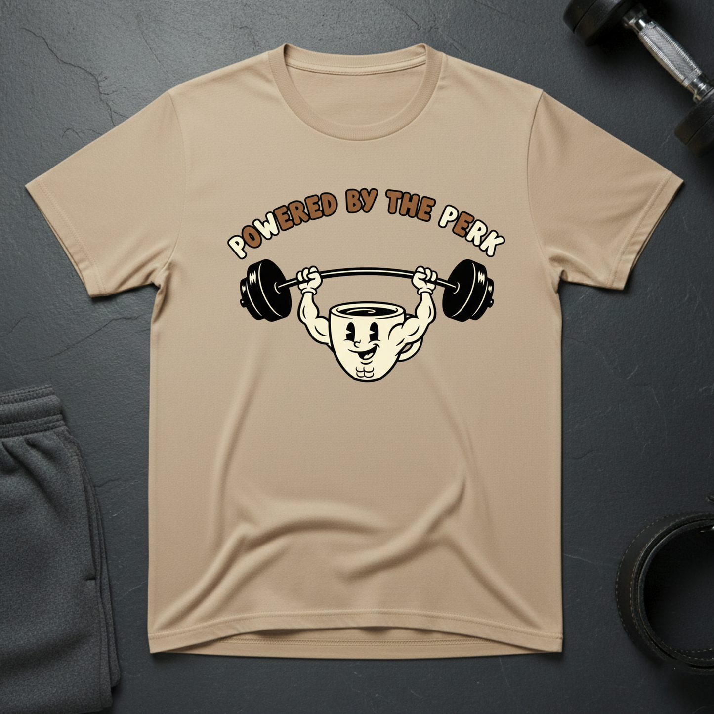 Powered By The Perk T-Shirt