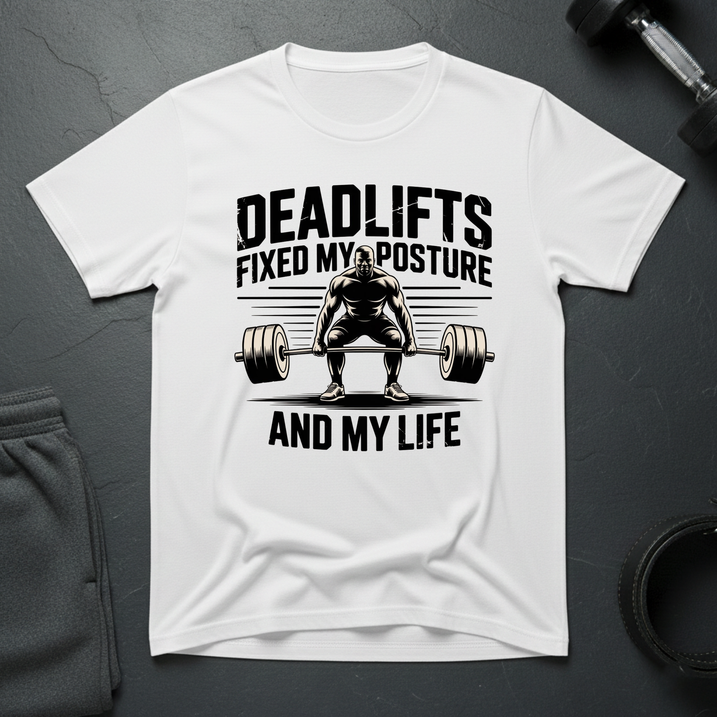 Deadlifts Fixed My Posture And My Life T-Shirt