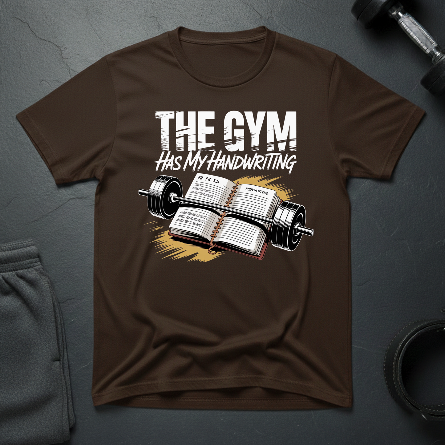 The Gym Has My Handwriting T-Shirt