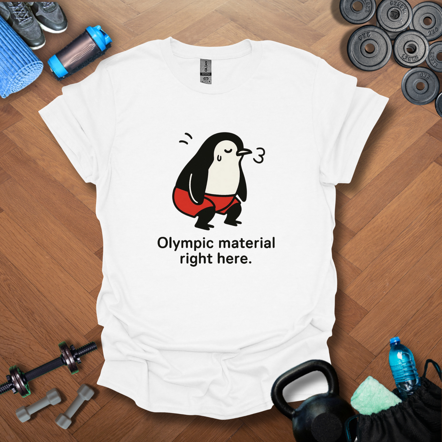 Olympic material right here T-shirt