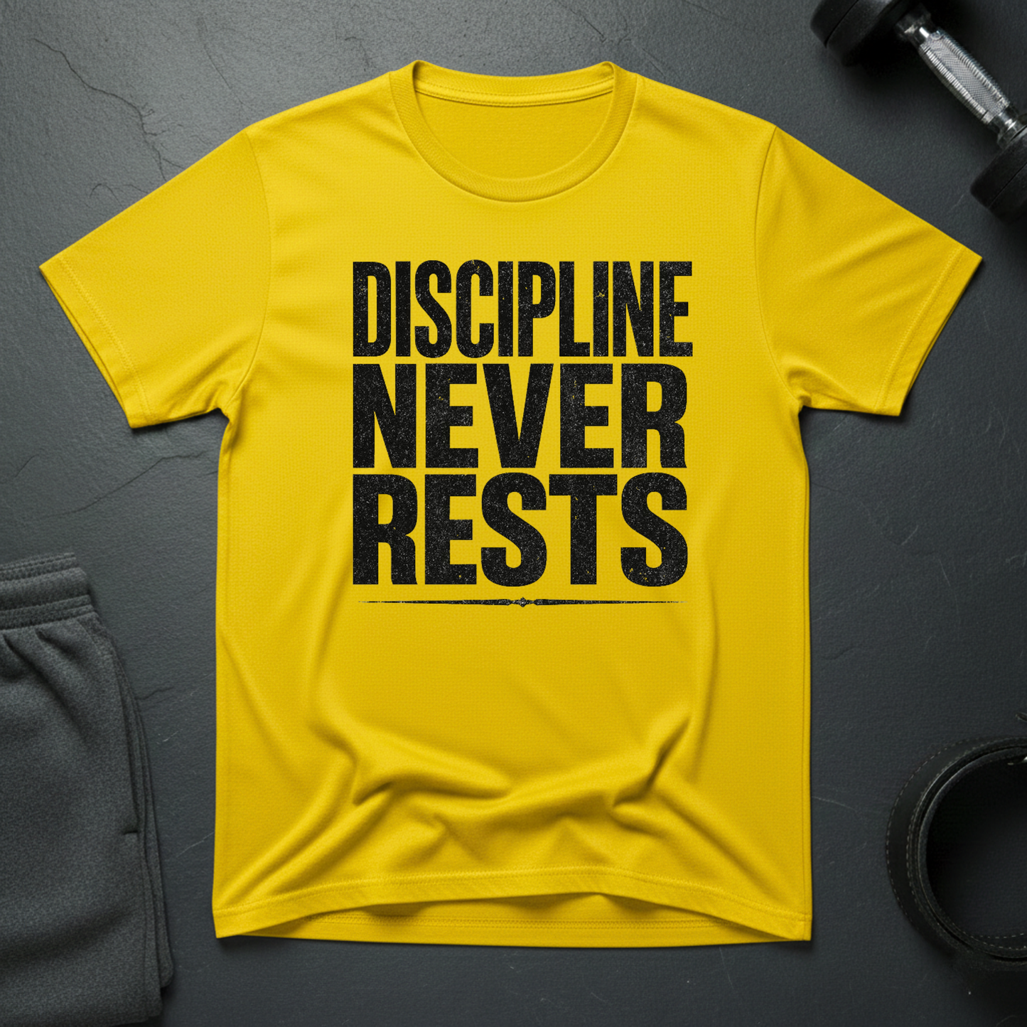 Discipline Never Rests T-Shirt