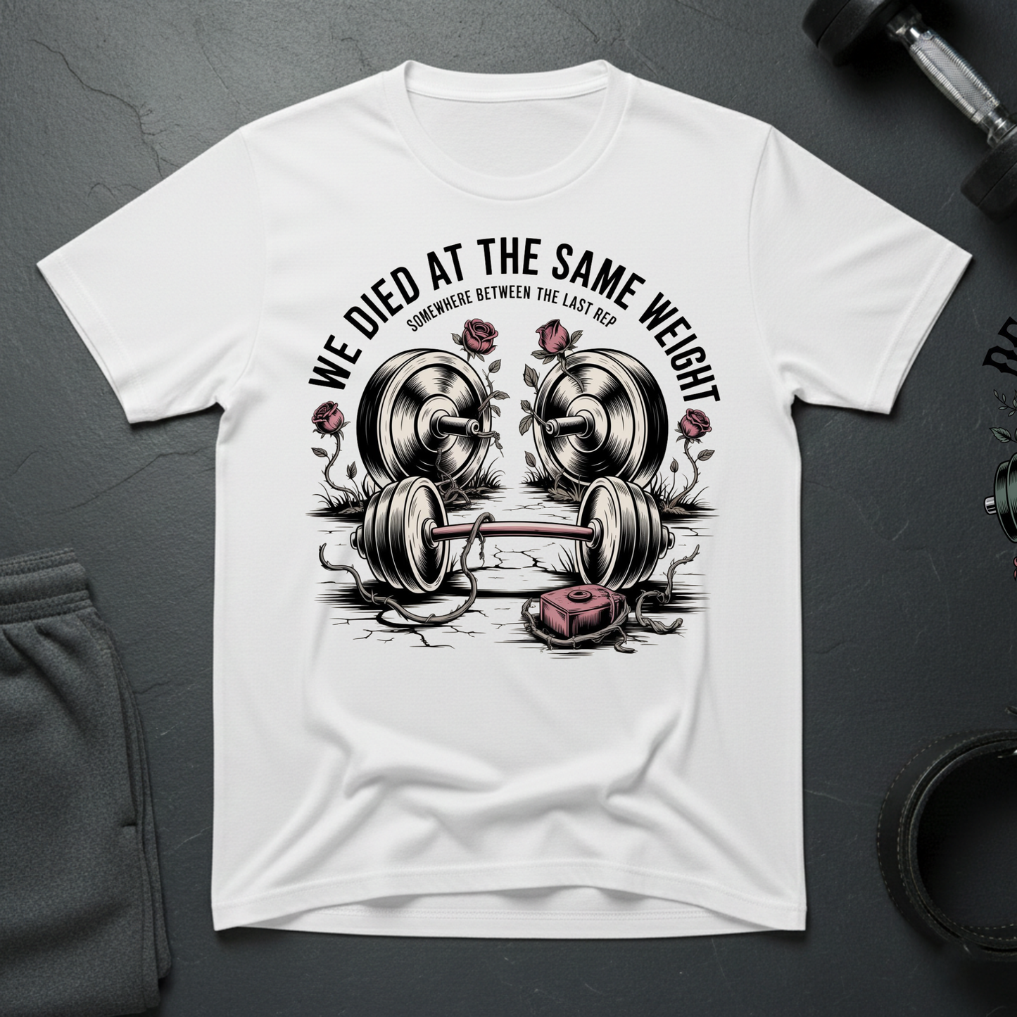 We Died At The Same Weight T-Shirt
