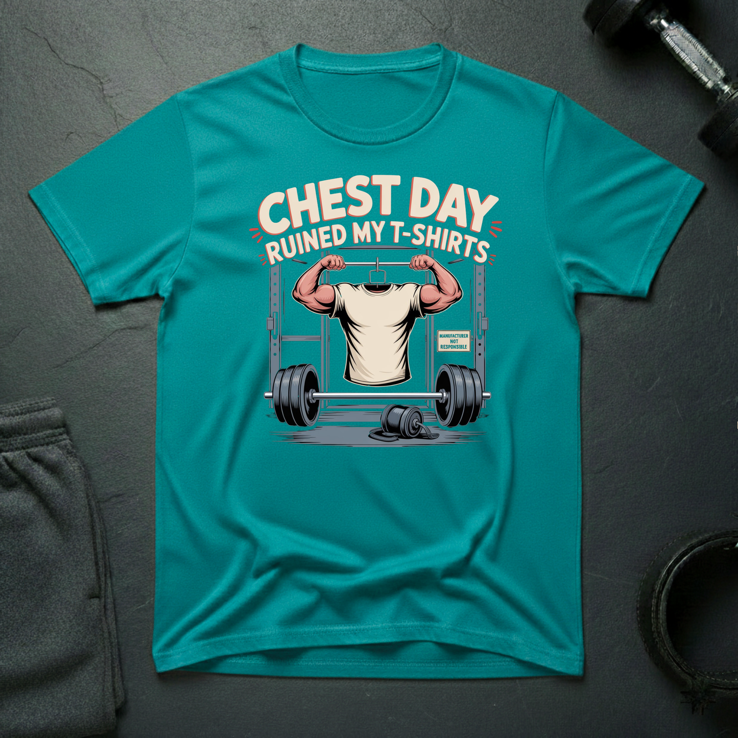 Chest Day Ruined My T-Shirts T-Shirt