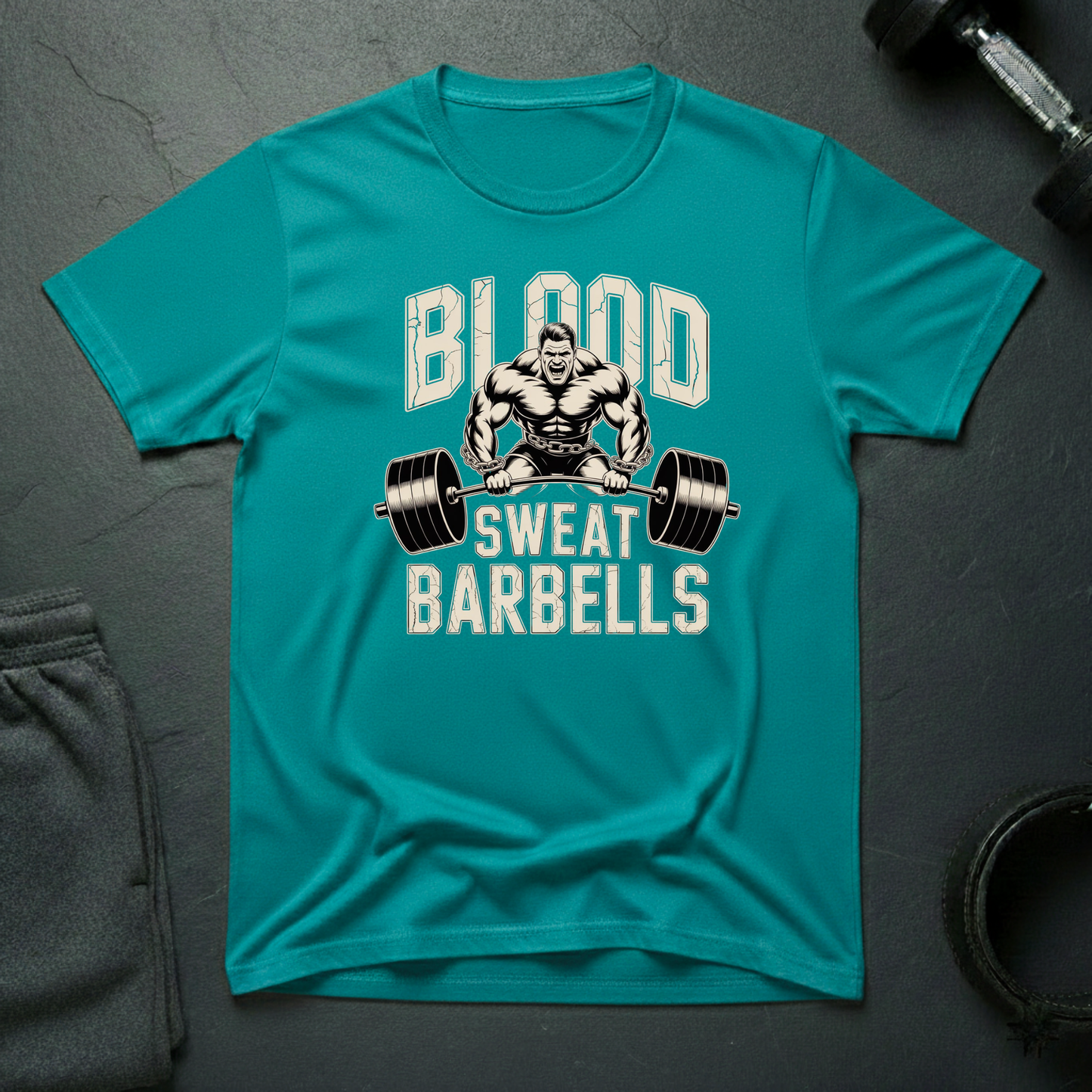 Blood Sweats Barbells T-Shirt
