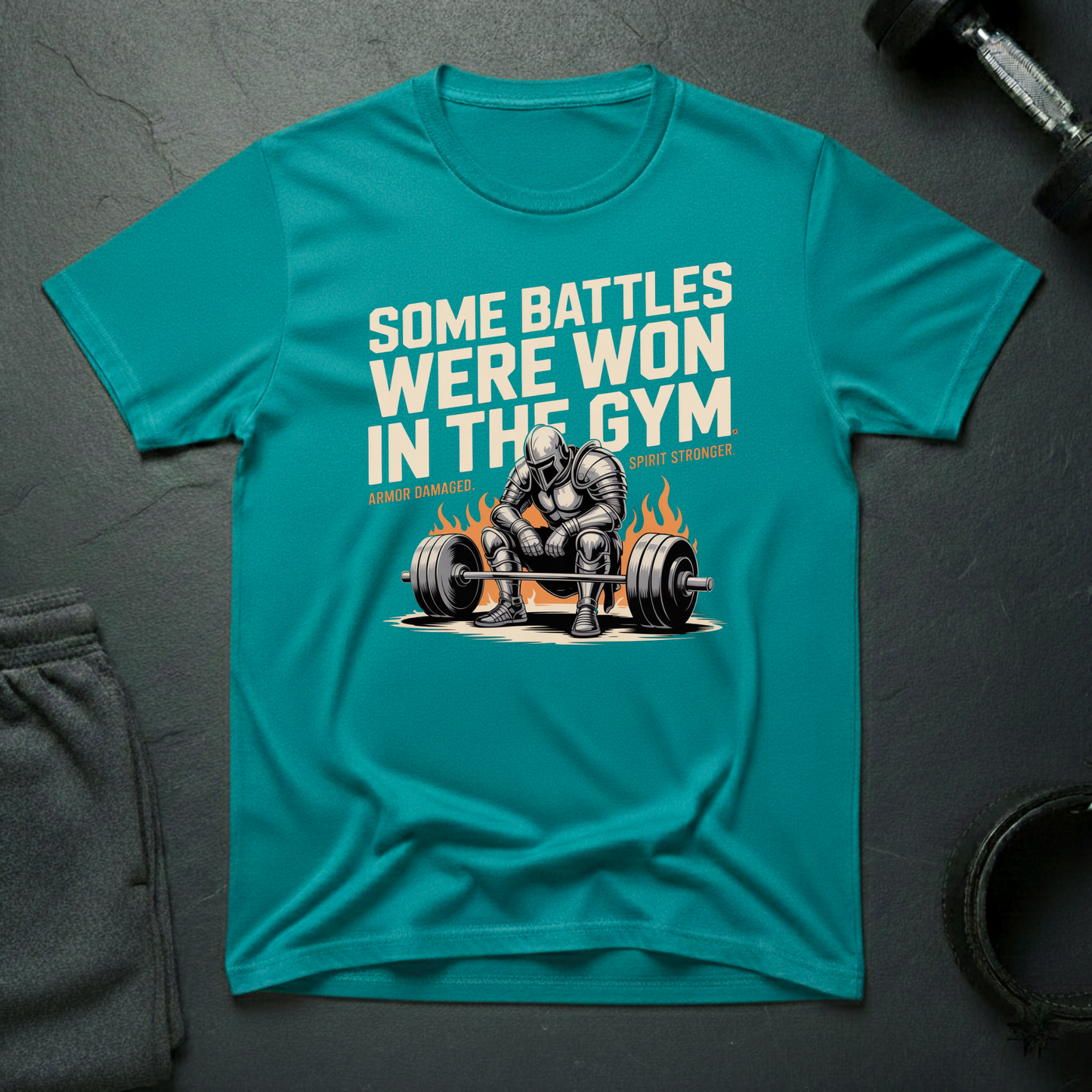 Some Battles Were Won In The Gym T-Shirt