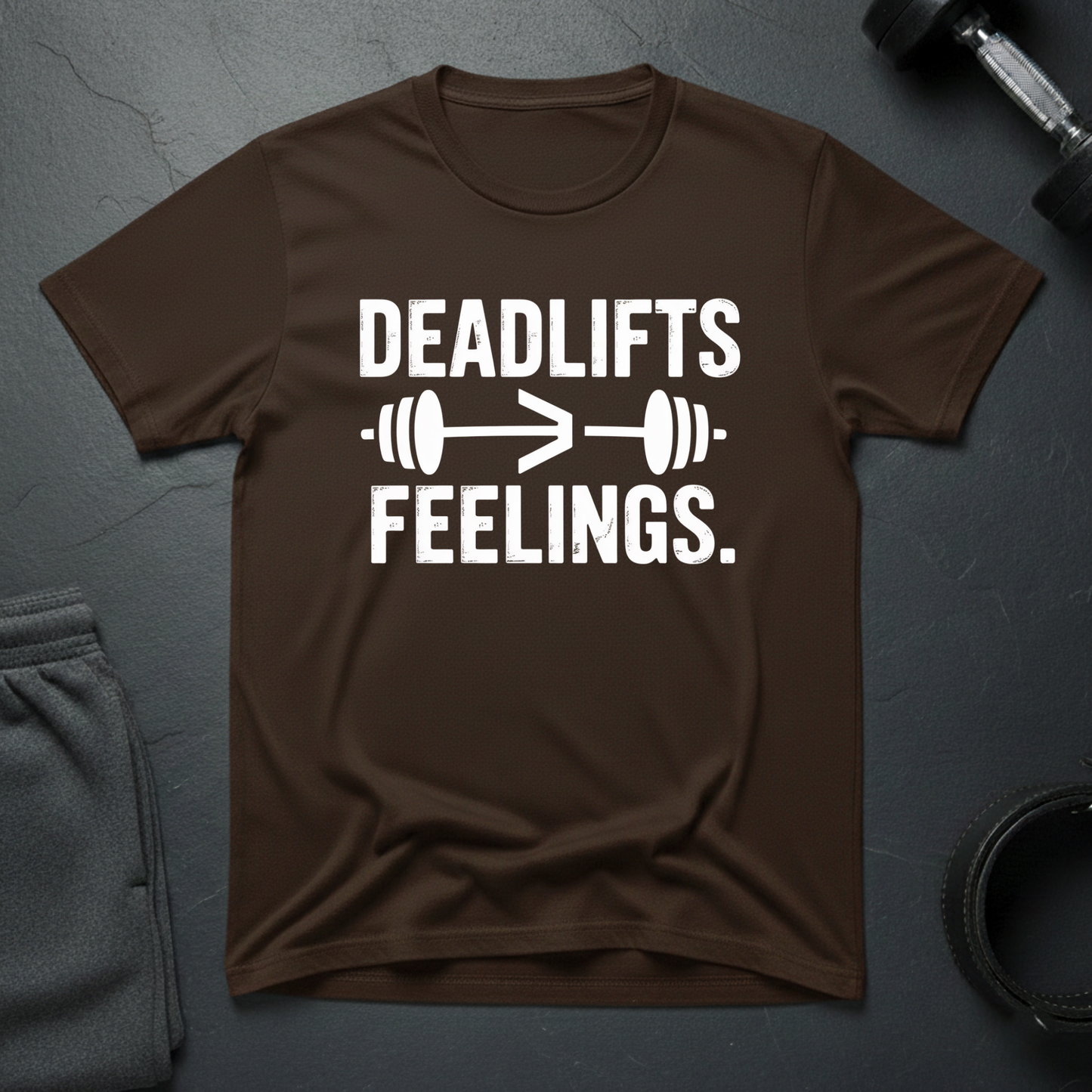Deadlift Is Greater Than Feelings T-Shirt