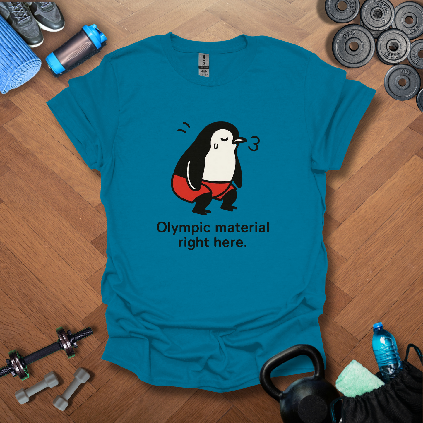 Olympic material right here T-shirt