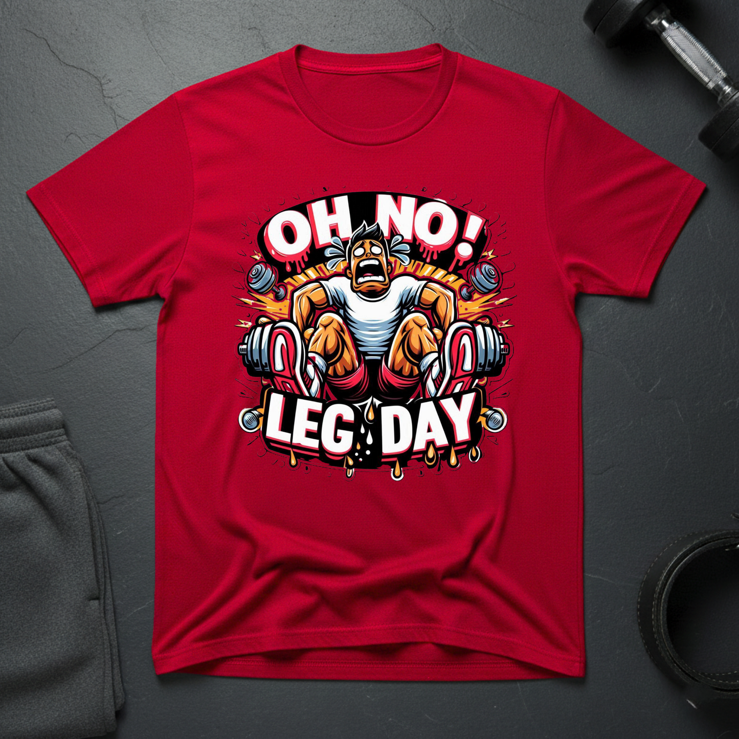 Oh No! Leg Day T-Shirt