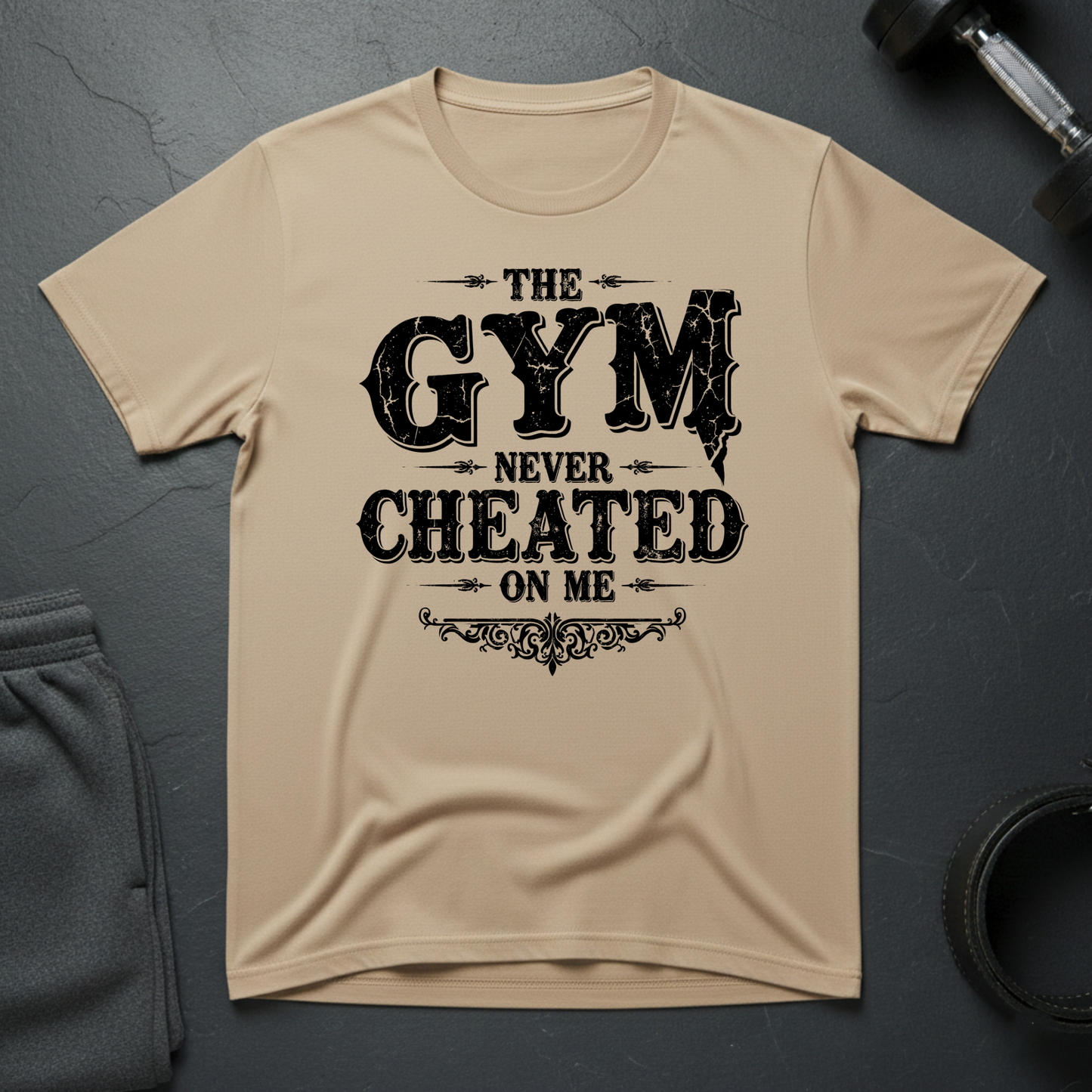 The Gym Never Cheated On Me T-Shirt