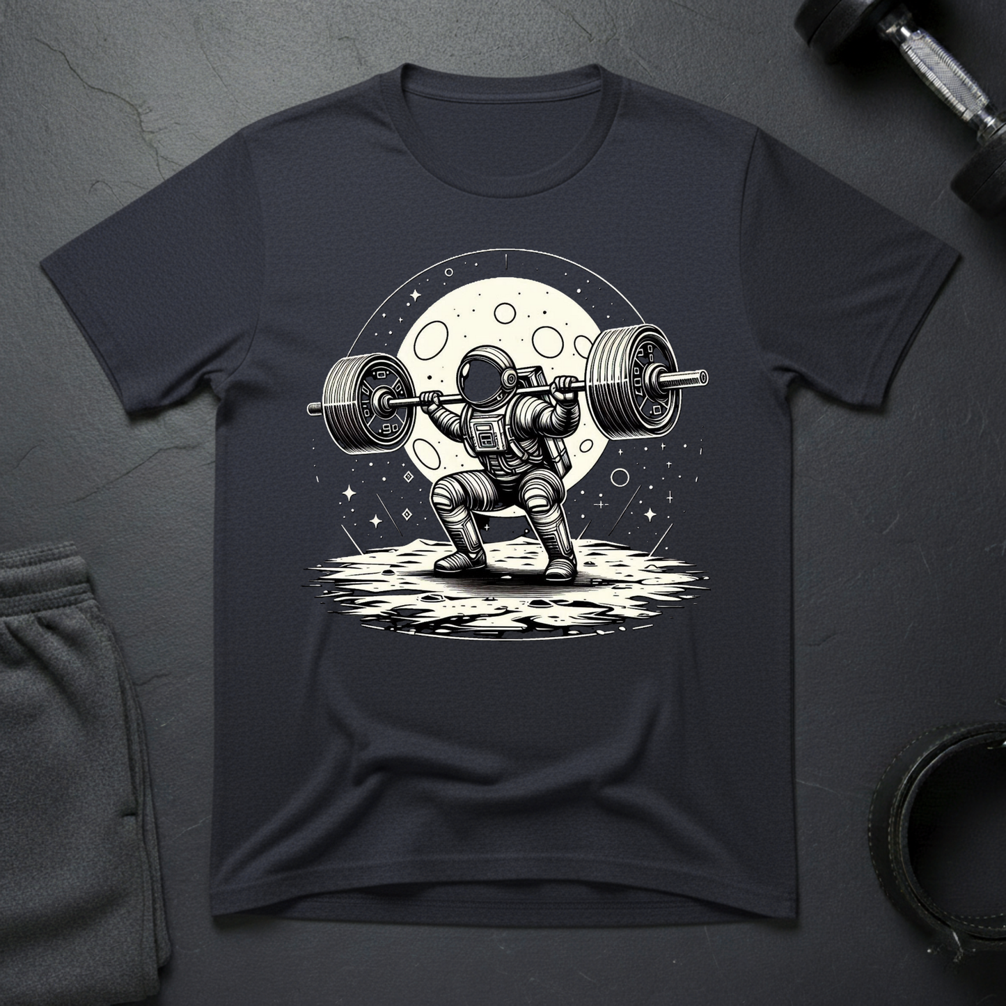Astronaut Lifting T-Shirt