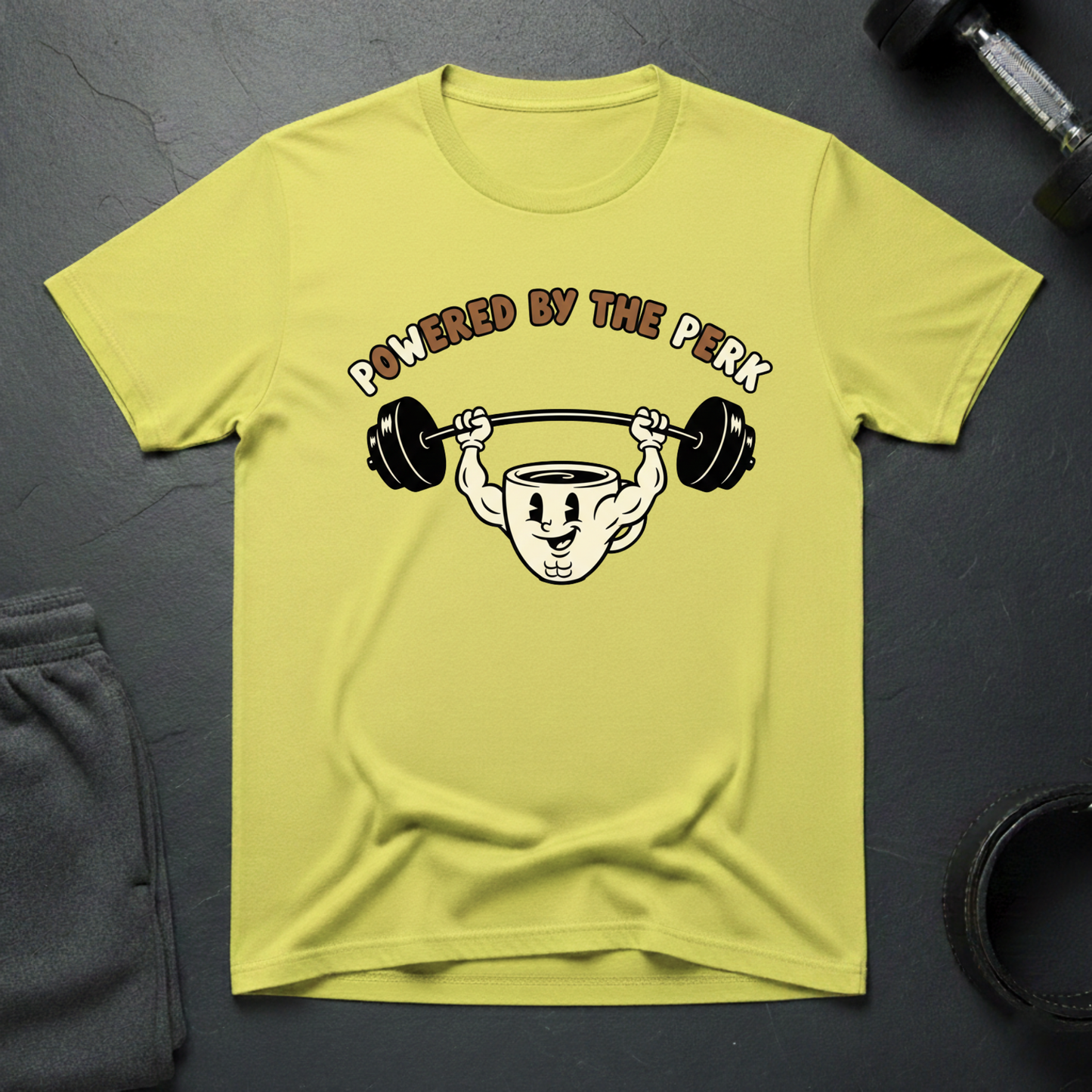 Powered By The Perk T-Shirt