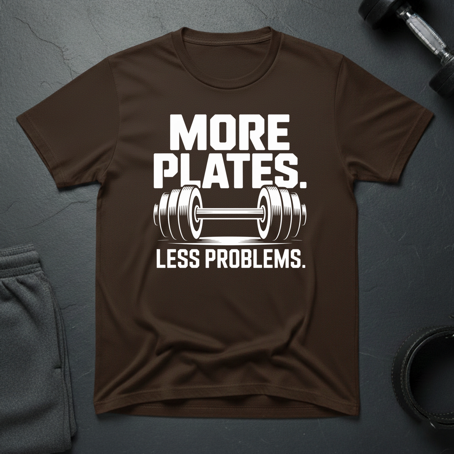 More Plates Less Problem T-Shirt