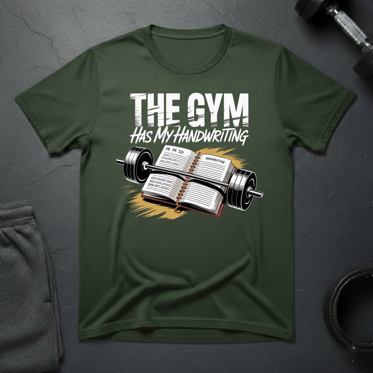The Gym Has My Handwriting T-Shirt
