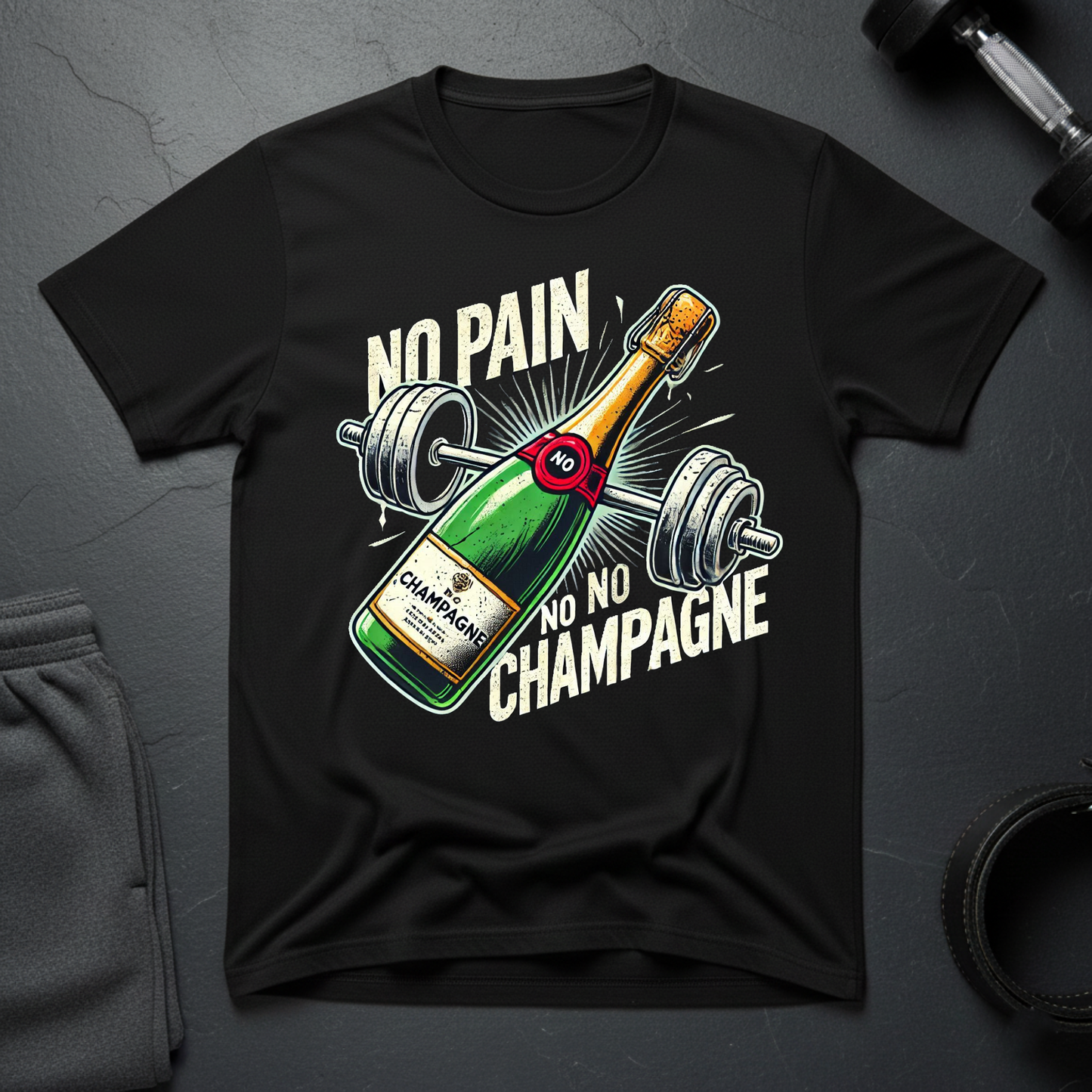 No Pain No Champagne T-Shirt