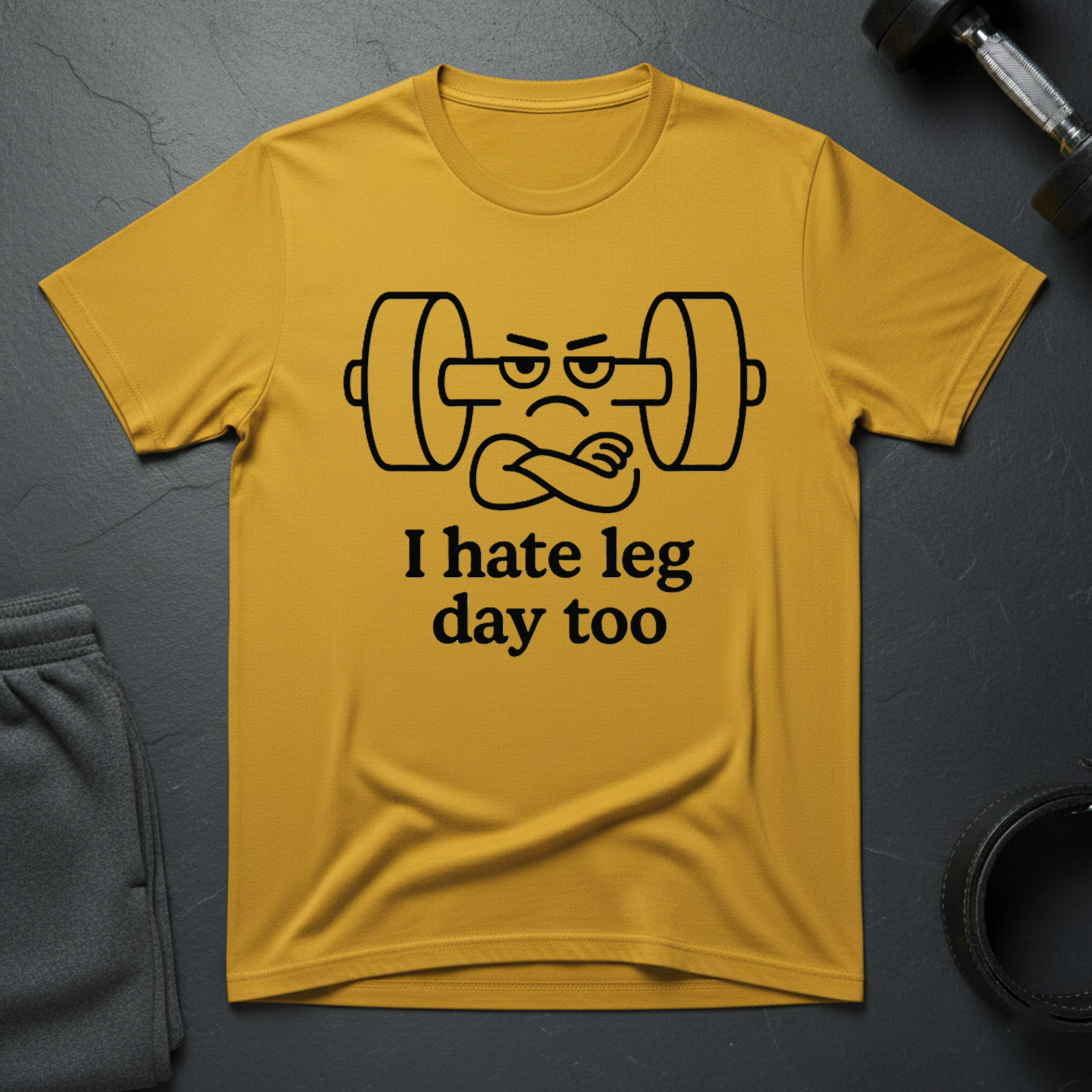 I hate leg day too T-shirt