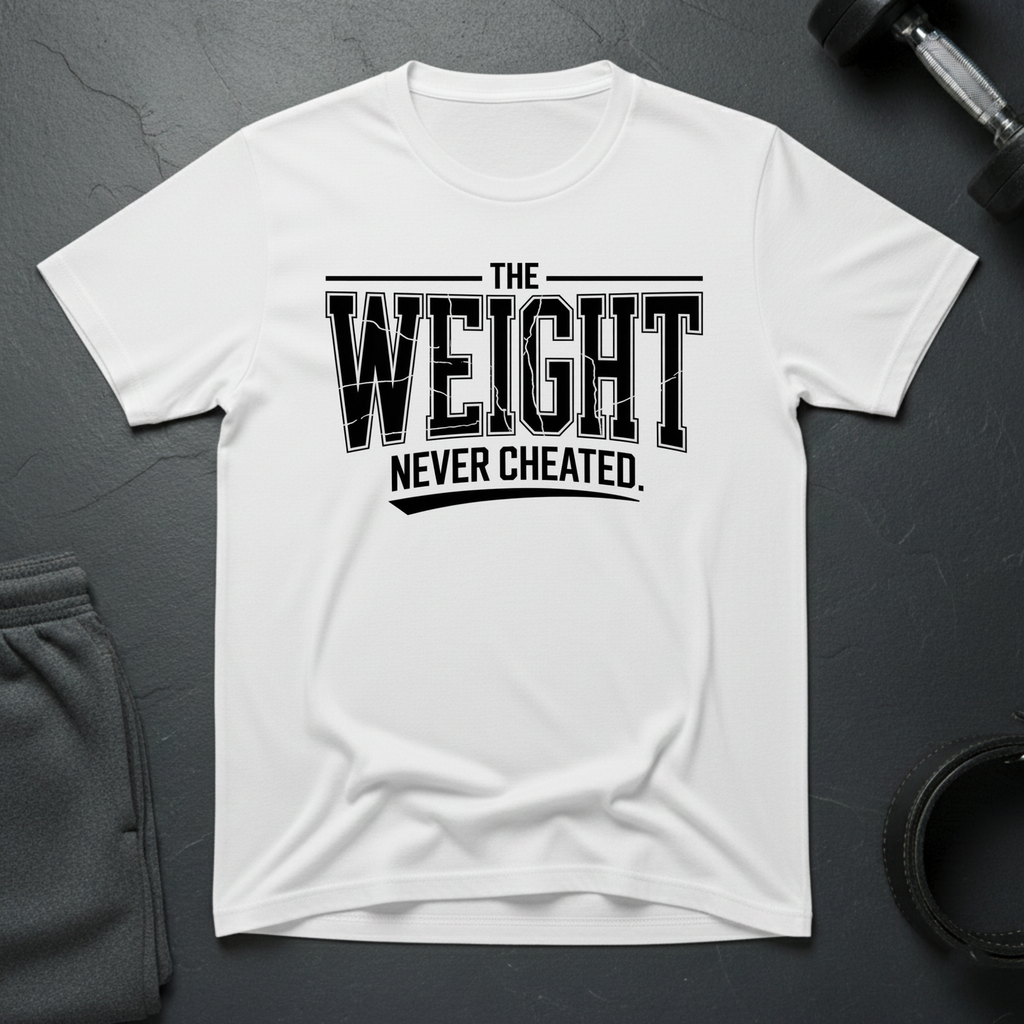 The Weight Never Cheated T-Shirt
