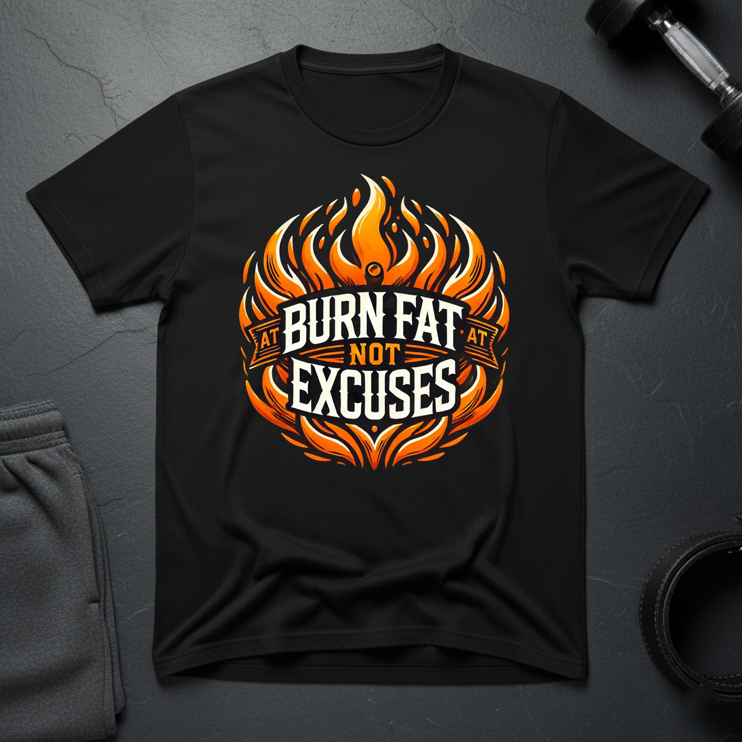Burn Fat Not Excuses T-Shirt