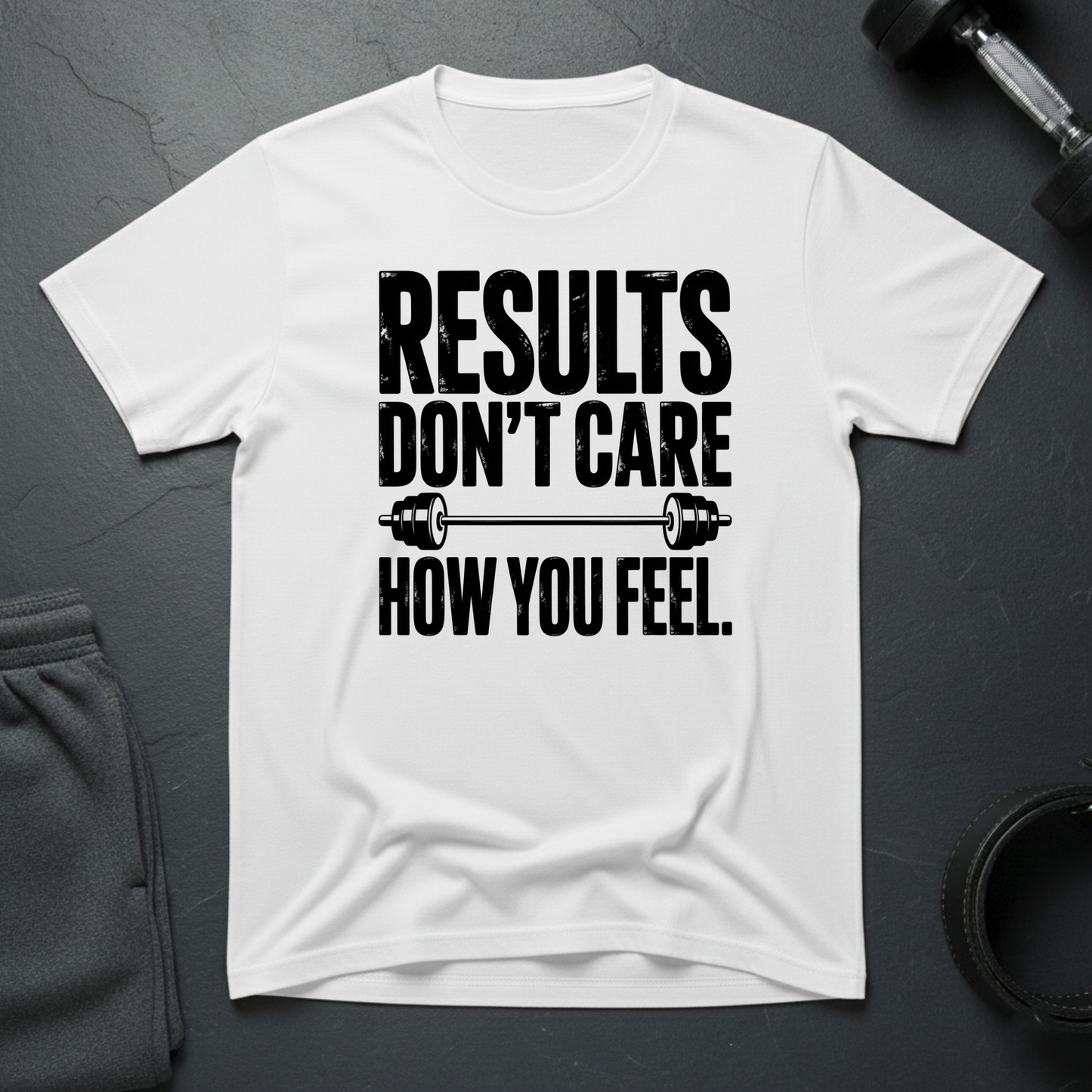 Results Don't Care How You Feel T-Shirt