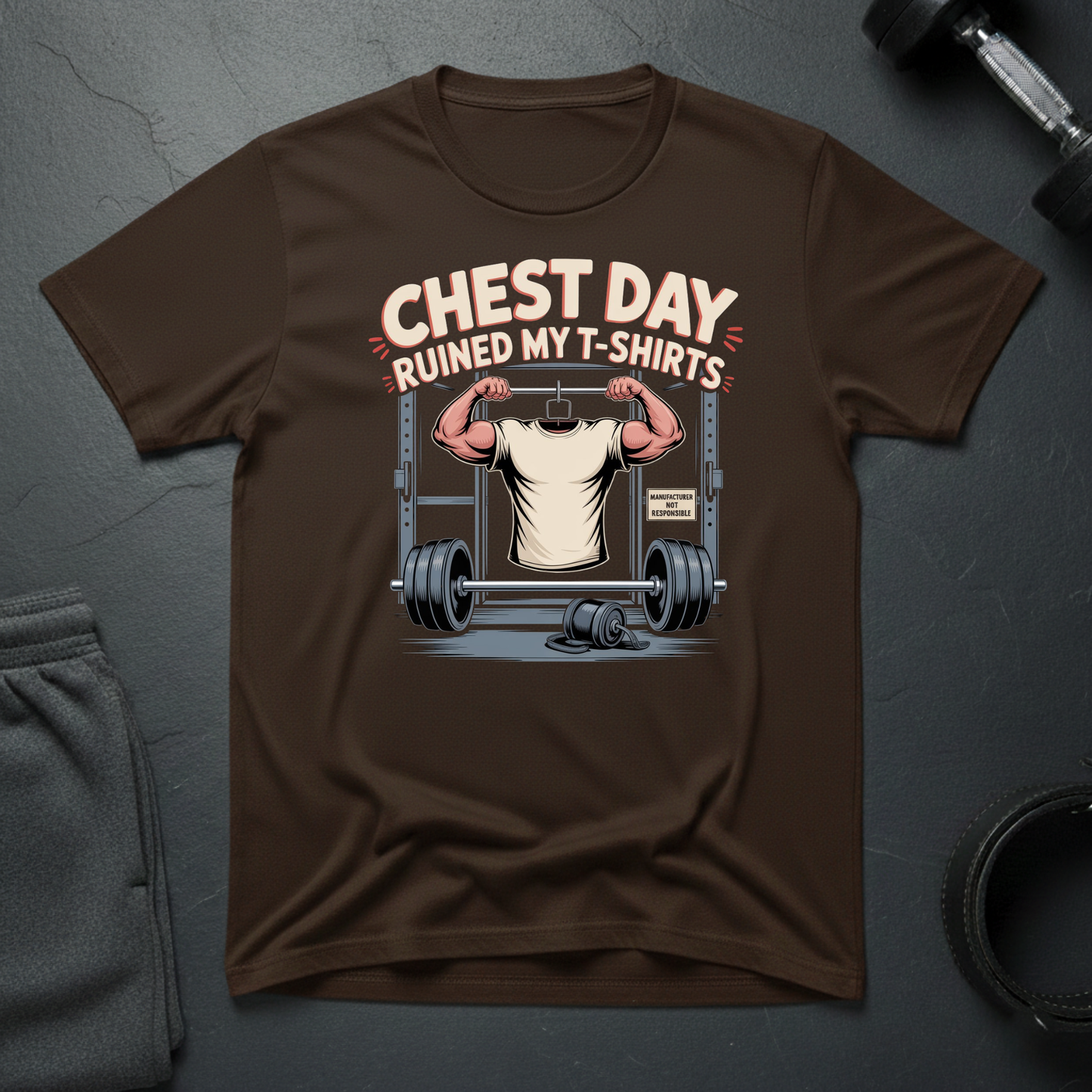 Chest Day Ruined My T-Shirts T-Shirt