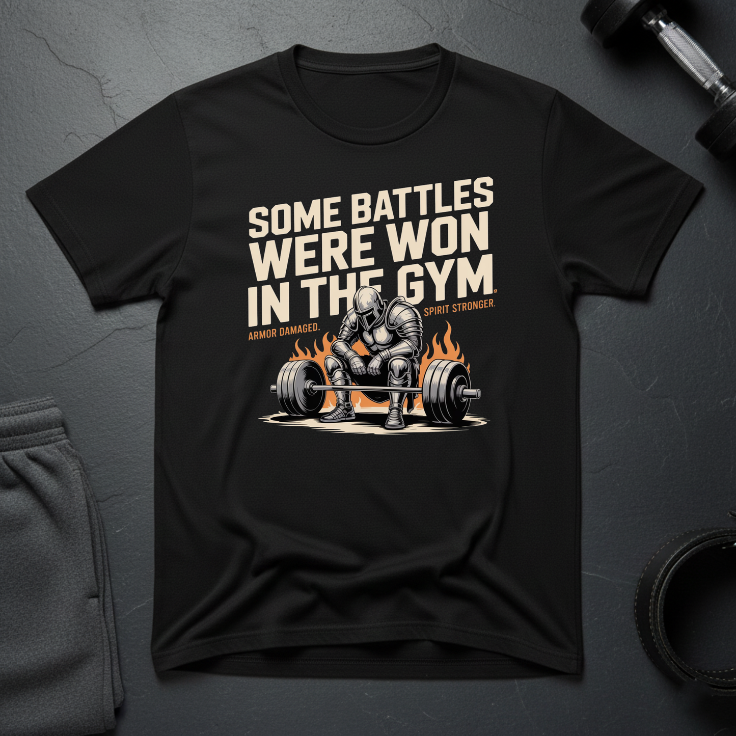 Some Battles Were Won In The Gym T-Shirt