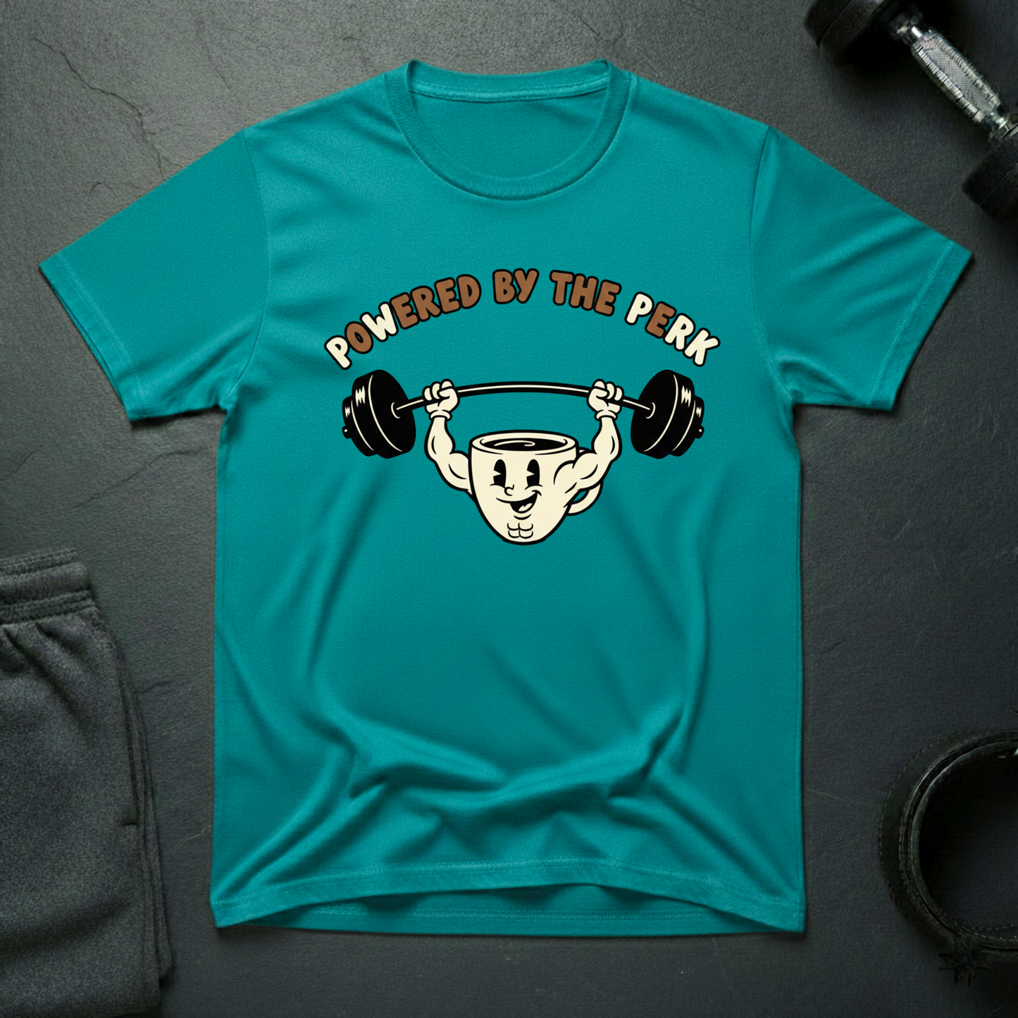 Powered By The Perk T-Shirt