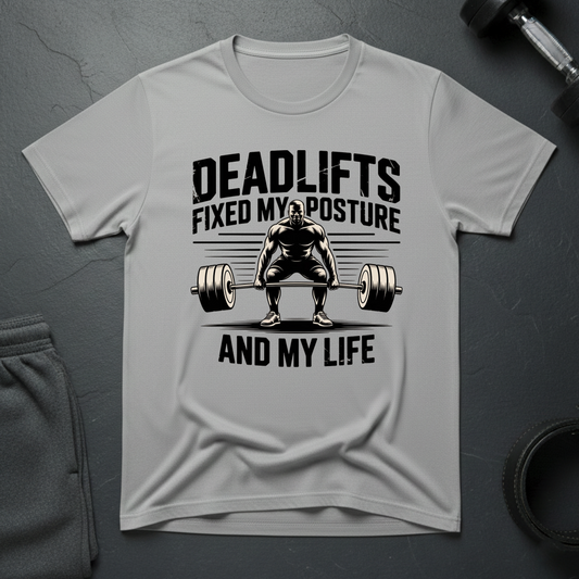 Deadlifts Fixed My Posture And My Life T-Shirt